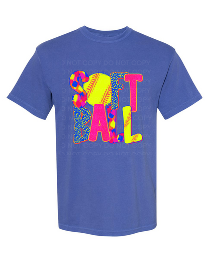 Neon Softball Shirt