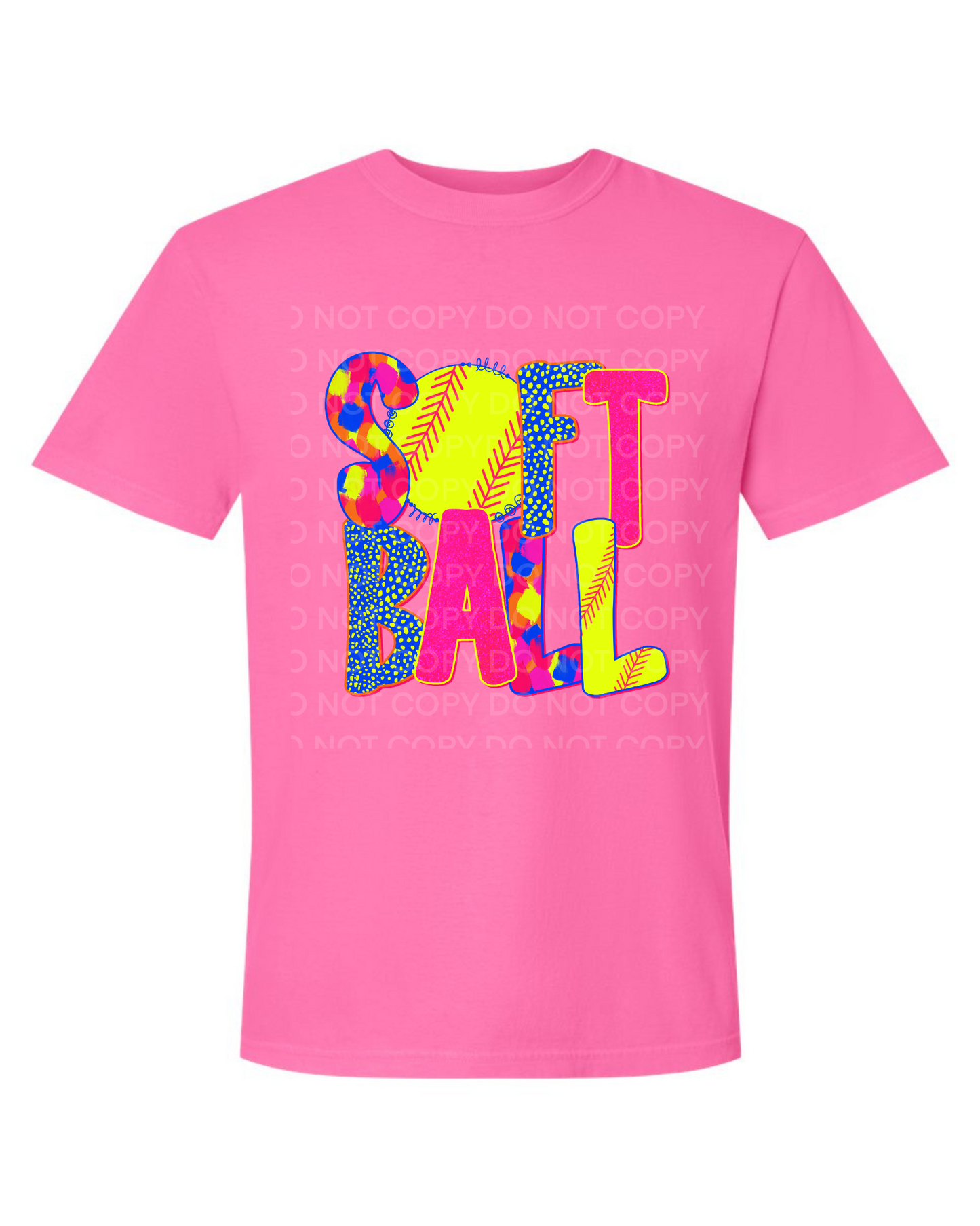 Neon Softball Shirt