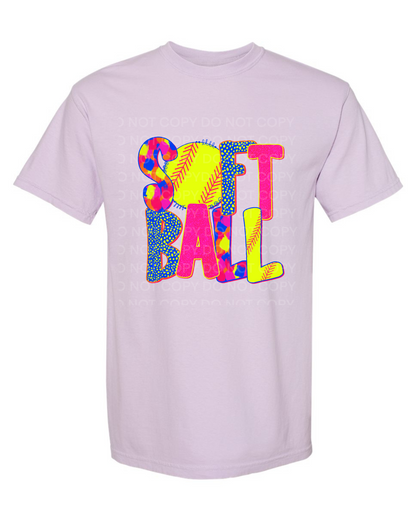 Neon Softball Shirt