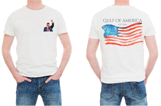 Gulf of America Trump front and back