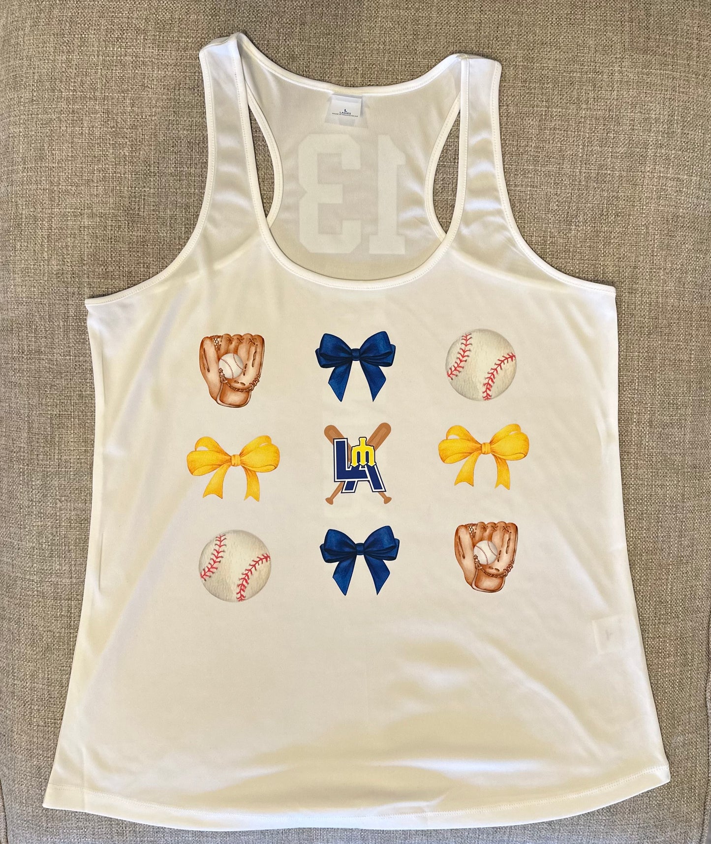 Baseball Team Fan Tank